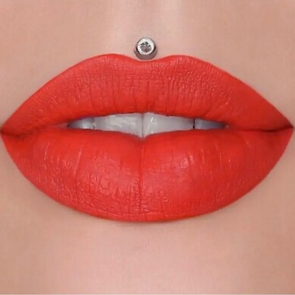 Jeffree Star Cosmetics NIB Velour Liquid Lipstick PRICK Bright Coral Orange Matt
